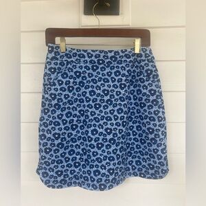 Peter Millar Golf Skort NWT Navy White Blue